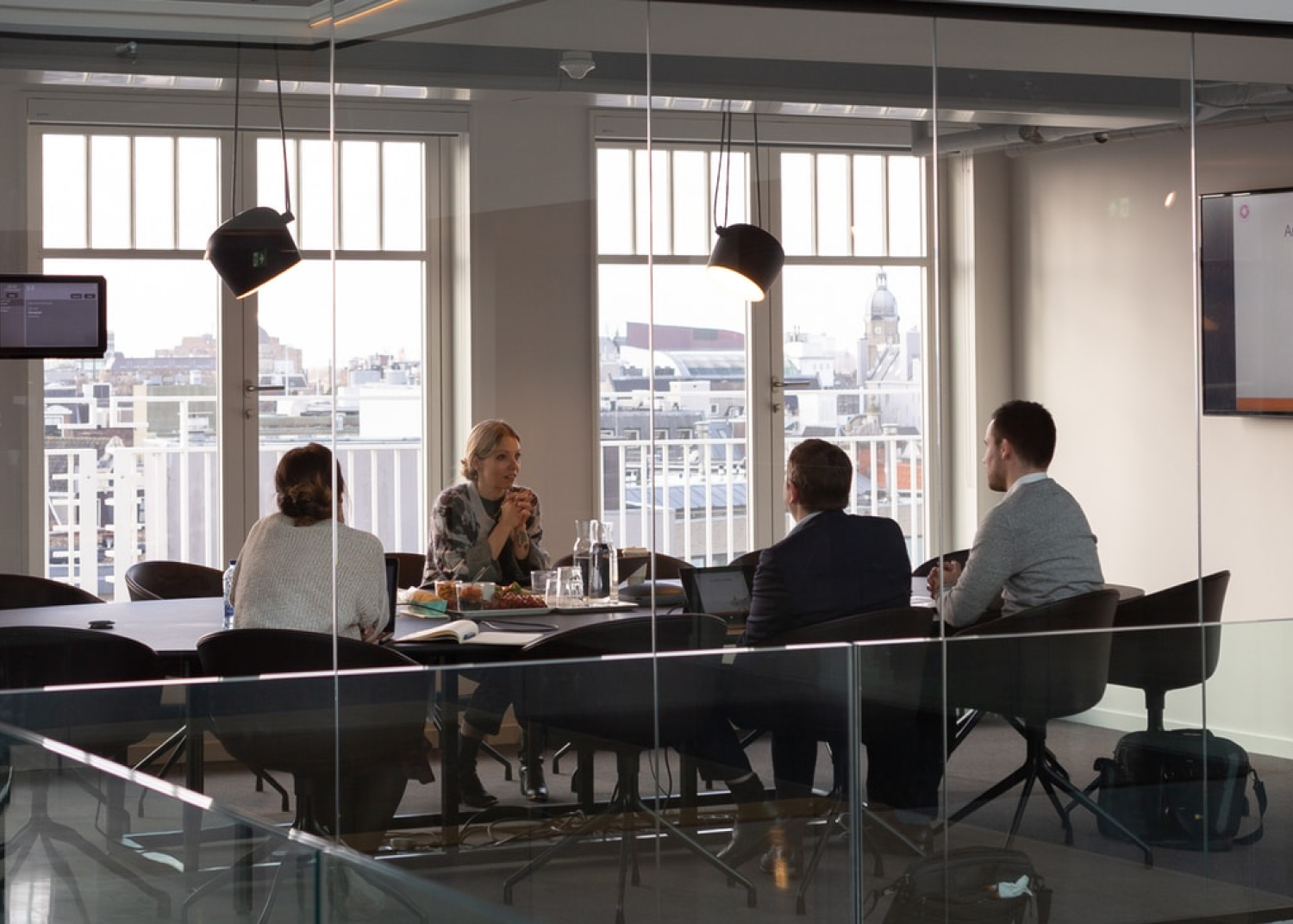 Logic Partners team meeting