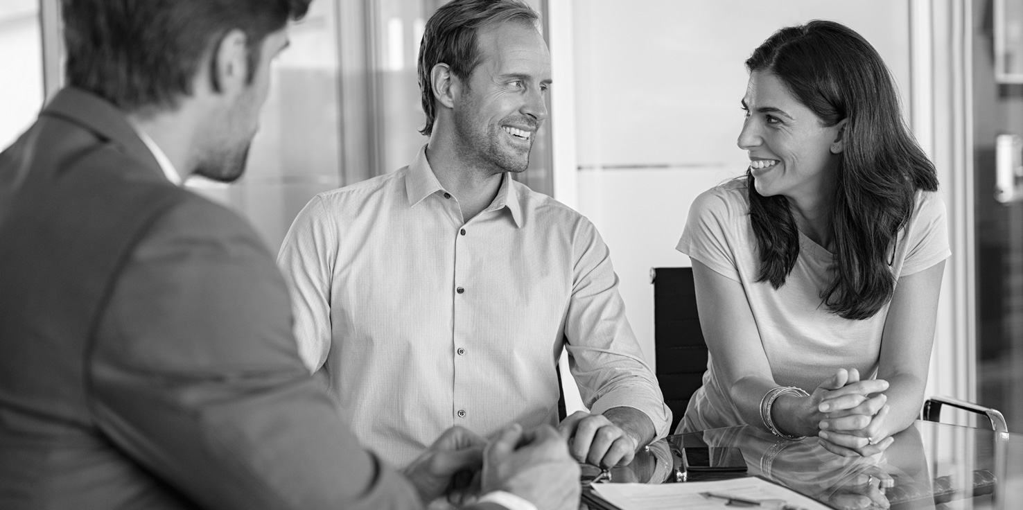 Logic Partners advisers meeting with clients